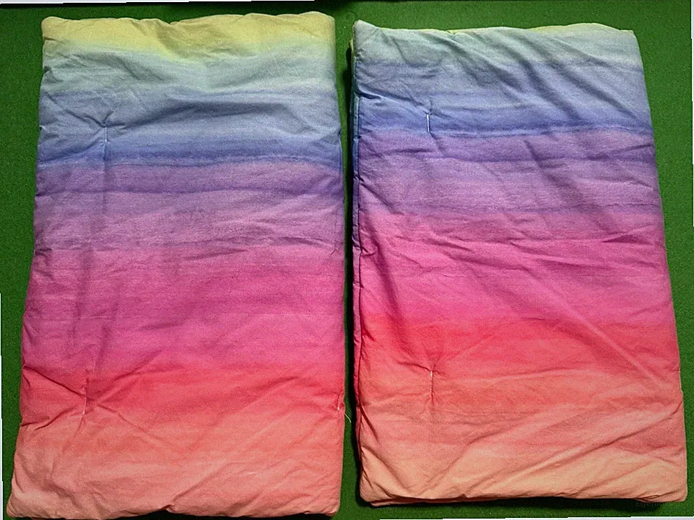 POTTERY BARN PB TEEN WATERCOLOR OMBRE 2- STANDARD PILLOW SHAMS