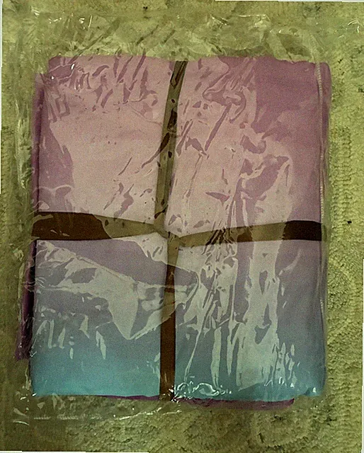 Purple Gradient Blue Ombre Green Stripe Duvet Cover Sets 4 Piece
