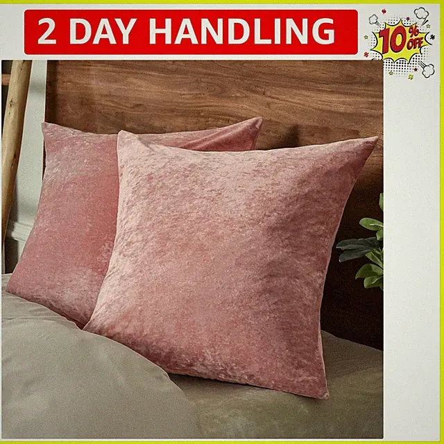 Truly Velvet Euro Sham, 26"x 26",No Insert, 2 Pack Color Gradient Euro Throw...